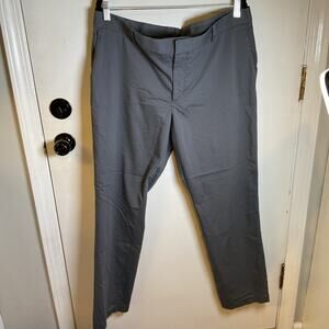 Nike Golf Men’s Pants 38x32 Gray Dri-Fit Performance Stretch Flat Front